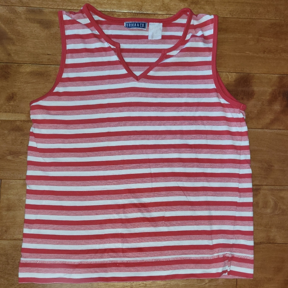Erika & Co striped tank top